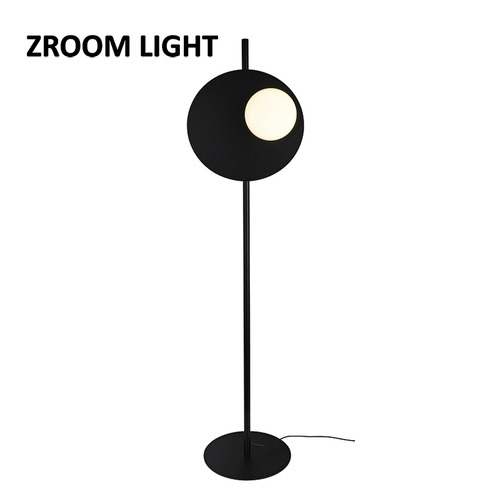 ZRF2320 BLACK IRON LED STANDING FLOOR LAMP